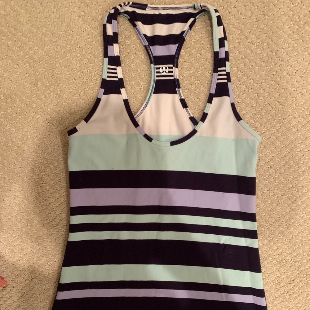 Lululemon Stripe Cool Racerback